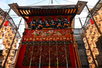 宵山の祇園囃子響く京都祇園祭 南観音山