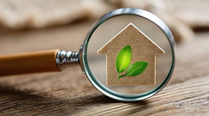 Magnifying Glass on Energy Efficiency Label
