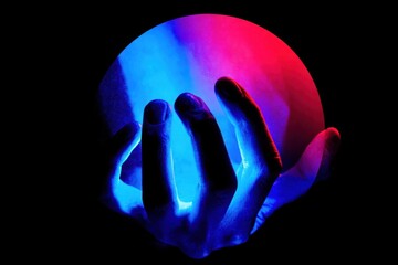 3d render of a human hand