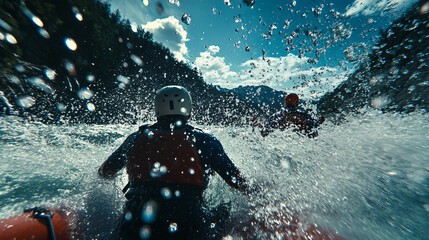 A peaceful moment in a small boat with a solo person enjoying the calmness of a serene lake