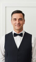 Ein netter, freundlicher Kellner