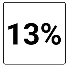 13% percent and discount black color frame