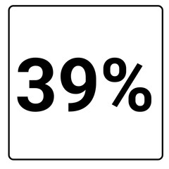 39% percent and discount black color frame