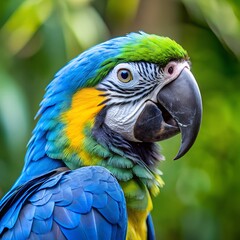 Obraz premium blue and yellow macaw ara