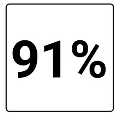 91% percent and discount black color frame