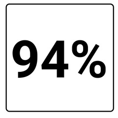 94% percent and discount black color frame