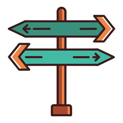 direction road sign