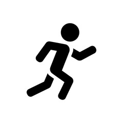 running man silhouette