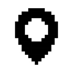 Location pixel icon. Location pixel.