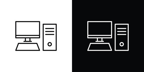 Computer icon for template logo, vector designs.