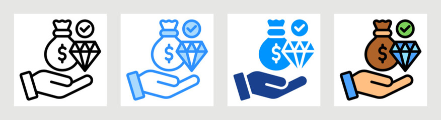 Net Worth Collection Set Multiple Style