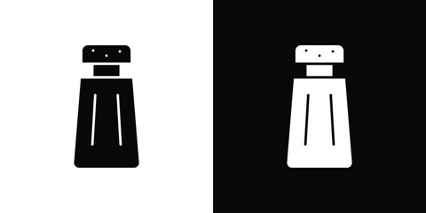 Salt pepper icon, logo elements of graphic designs