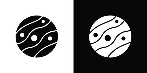 Mercury icon, logo elements of graphic designs © Franklin