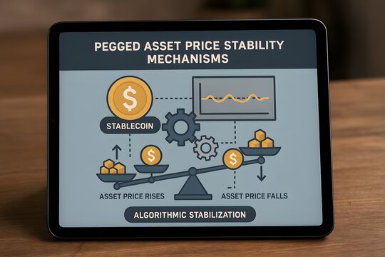 Stablecoin pegged asset price stability mechanisms algorithmic stabilization