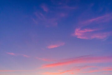 真夏の夕空