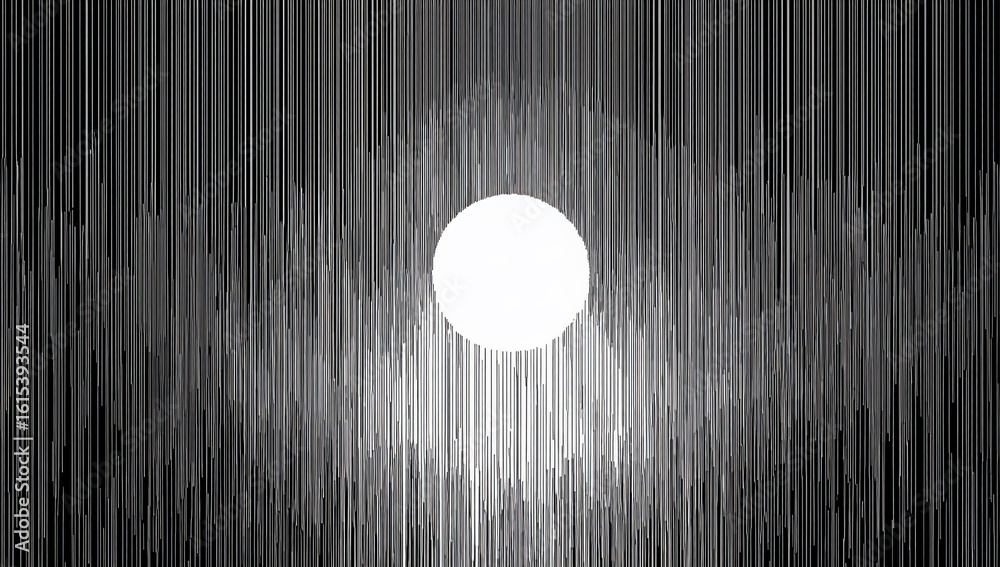 Poster abstract black and white texture with vertical lines creating a unique visual effect