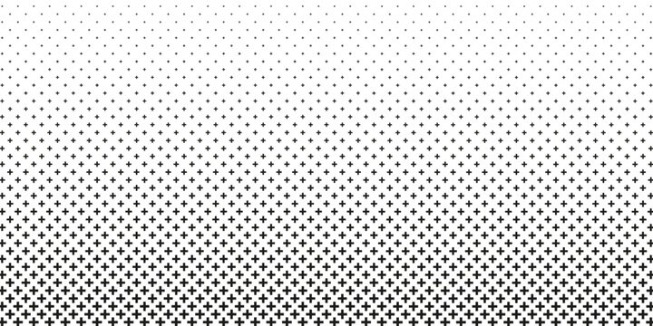 Black and white greek cross pattern background design