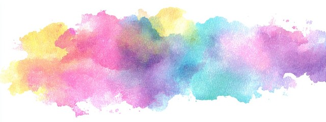 Subtle Watercolor Stain Texture in Pastel Tones for Artistic Backgrounds and Designs