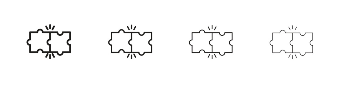 Compatibility icon linear vector icon in a editable style.