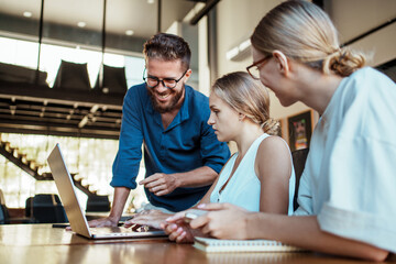 Participating in a Collaborative Team Meeting within a Modern Workspace Environment