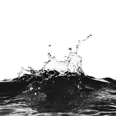 Refreshing Water Splash with Bokeh Background for Design Projects