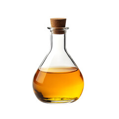 Exquisite Golden Liquid in Glass Bottle for Luxury Display and Products