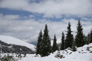 Zailiysky Alatau is a mountain range in the northwest of the Tien Shan