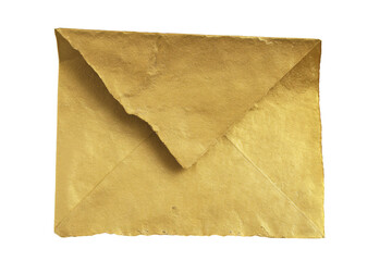 a piece of paper with a brown envelope