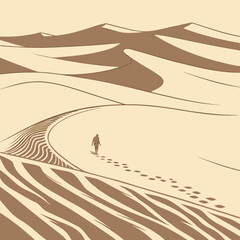 sand dunes in the desert