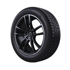 Modern Sport Tire and Alloy Wheel for Speed and Durability