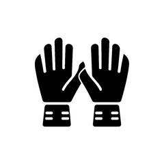 Obraz premium Illustration of a pair of gloves side by side.