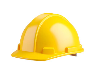Yellow Hard Hat 3D Render