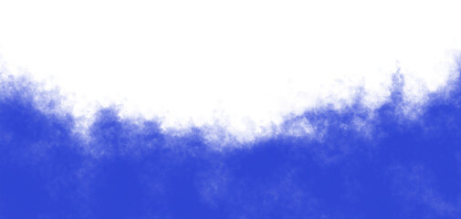 Blue Smoke Overlay PNG, Realistic Blue Fog or Mist Effect Isolated on Transparent Background