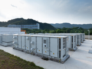 Naklejka premium Containerized Chemical Energy Storage Power Station