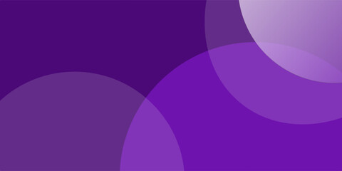 Purple circle overlap modern abstract background for template design, banner, poster, wallpaper. vector illustration