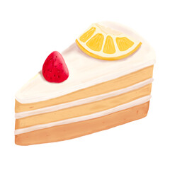 Sweet & Zesty lemon strawberry cake