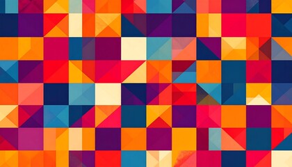 Geometric abstract pattern