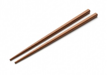 chopsticks on white background isolated