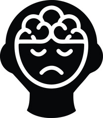 emotional mind vector icon.eps
