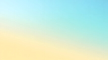 Obraz premium Soft sky gradient from pale yellow to soft blue