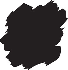 Abstract Black Brush Stroke Illustration A Bold and Dynamic Design Element for Creative Projects or Artistic Presentations with a Modern Aesthetic