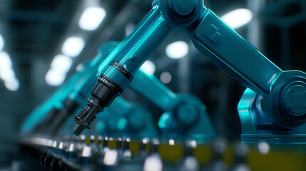 Efficient Six-Axis Robots for Assembly Under LED Lights