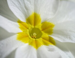 Close-up of a white primrose flower