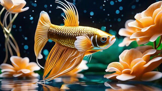 fish in aquarium