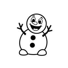Funny Cute Snowman Svg Christmas SVG
