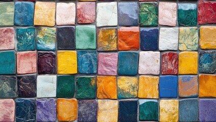 Colorful mosaic tile pattern (4)