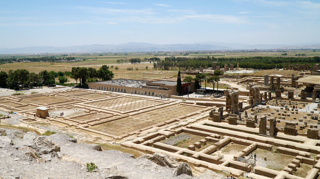 The Ancient City of Persepolis. The Capital of Achaemenid Empire. Shiraz, Iran - May 5, 2025.