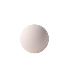 A pale sphere against a black background.