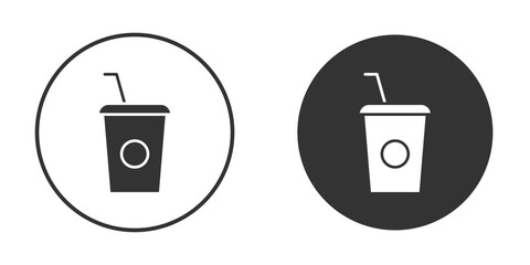 Swoosh Cup icon for website design, logo for web and apps.