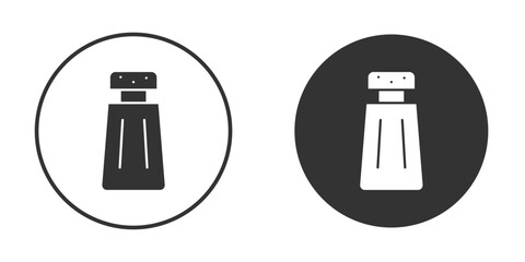 Fototapeta premium Salt pepper icon for website design, logo for web and apps.